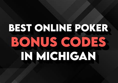 wsop bonus code michigan|Best Michigan Online Poker Welcome Bonuses in June.